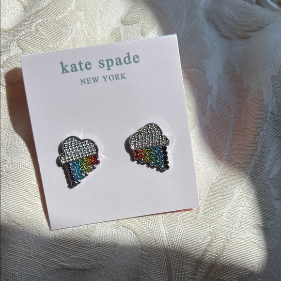 818.‎ Kate Spade Silver and Red Butterfly Jewelry - Picture 1 of 1
